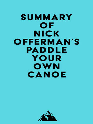 cover image of Summary of Nick Offerman's Paddle Your Own Canoe